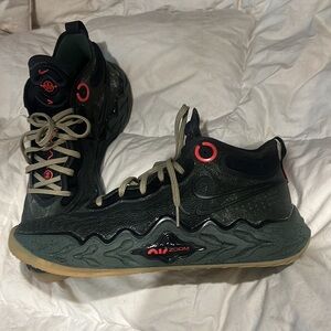 Nike Air Zoom Men's Shoes - Olive and Red